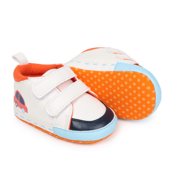 Bērnu kurpes ar Velcro aizdari, elpojošas, anti-slīdēšanas, karikatūru stils, zems potītes augstums