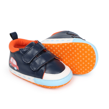 Bērnu kurpes ar Velcro aizdari, elpojošas, anti-slīdēšanas, karikatūru stils, zems potītes augstums