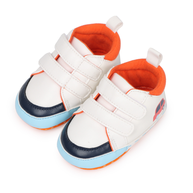 Bērnu kurpes ar Velcro aizdari, elpojošas, anti-slīdēšanas, karikatūru stils, zems potītes augstums