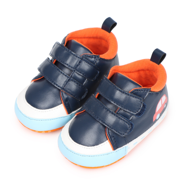 Bērnu kurpes ar Velcro aizdari, elpojošas, anti-slīdēšanas, karikatūru stils, zems potītes augstums