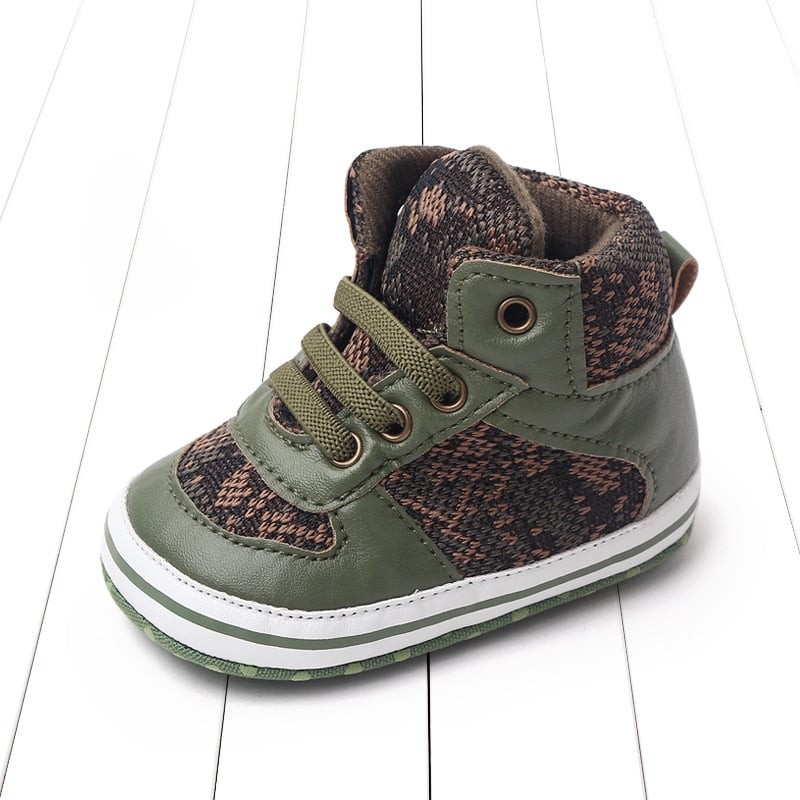 Zīdaiņu brīvā laika sporta čības ar elastīgu joslu, elpojošs kokvilnas augšējais materiāls, pretslīdēšana un izturīgas pret nolietošanos, 12–36 mēneši, pavasaris–rudens