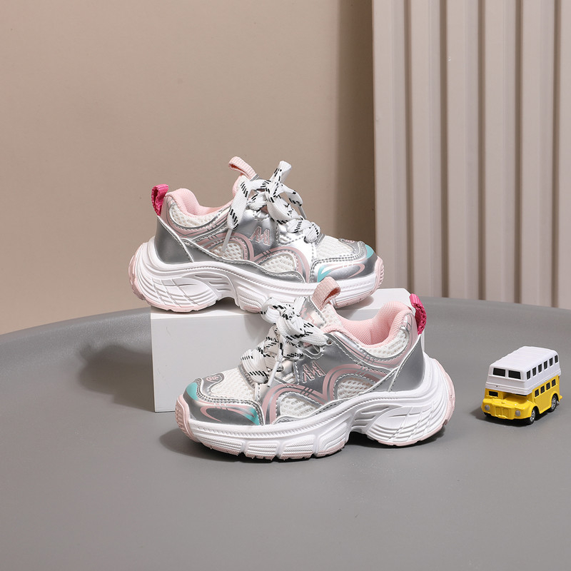 Pantofi sport pentru copii – partea superioară din plasă respirabilă, unisex, pentru vârstele 1-3 și 4-6 ani