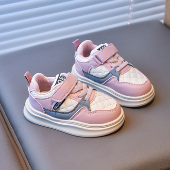 Παιδικά αθλητικά παπούτσια για τρέξιμο PU άνω μέρος, διαπνέοντα και αντιολισθητικά, κλείσιμο Velcro, άνοιξη και φθινόπωρο