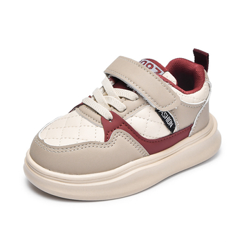 Παιδικά αθλητικά παπούτσια για τρέξιμο PU άνω μέρος, διαπνέοντα και αντιολισθητικά, κλείσιμο Velcro, άνοιξη και φθινόπωρο