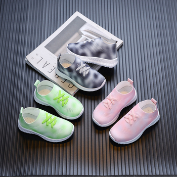 Παπούτσια για κορίτσια: ανάπνευσιμες ελαφριές mesh sneakers με κορδόνια, σόλα από καουτσούκ; κατάλληλα για παιδιά 1–6 ετών, άνοιξη-καλοκαίρι-φθινόπωρο