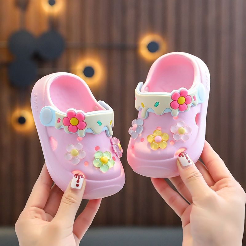 Bērnu EVA sandales ar aizvērtu pirkstu meitenēm 2–5 gadi