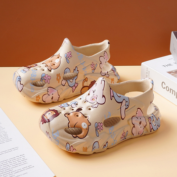 Bērnu EVA sandales, universālas, izdruka ar animētiem tēliem, vasara 2024, pretslīdošas