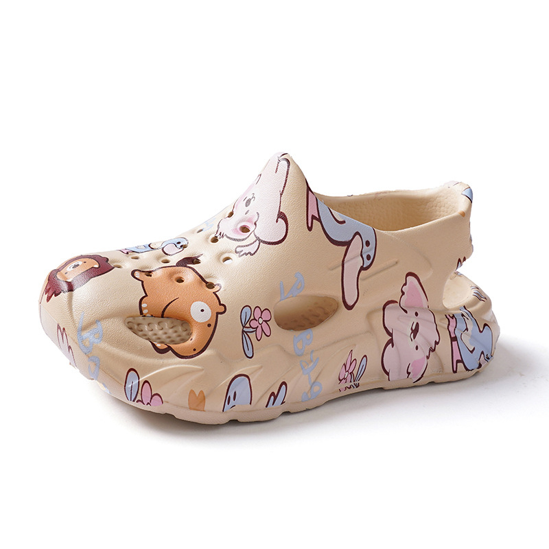 Bērnu EVA sandales, universālas, izdruka ar animētiem tēliem, vasara 2024, pretslīdošas