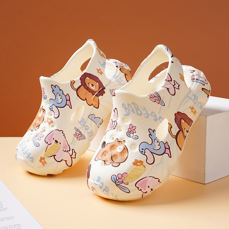 Bērnu EVA sandales, universālas, izdruka ar animētiem tēliem, vasara 2024, pretslīdošas