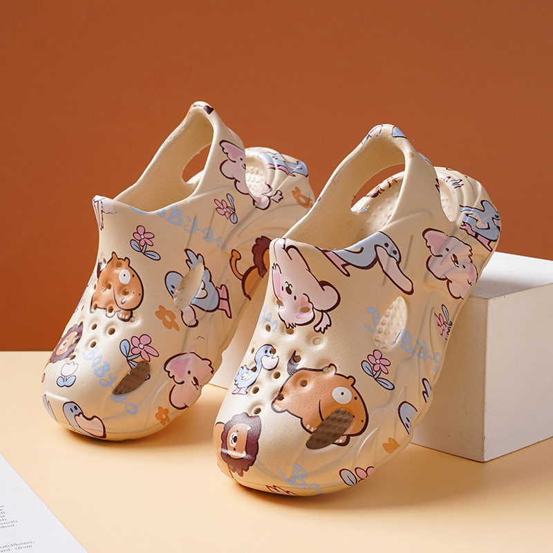 Bērnu EVA sandales, universālas, izdruka ar animētiem tēliem, vasara 2024, pretslīdošas