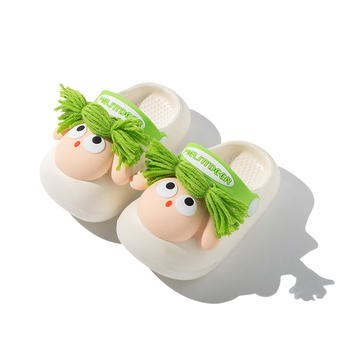 Bērnu sandales ar karikatūras rakstu, EVA augšdaļa un EVA zole, elpojošas, ātri žūst.