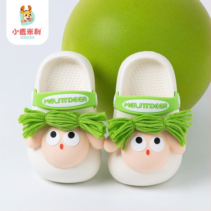 Bērnu sandales ar karikatūras rakstu, EVA augšdaļa un EVA zole, elpojošas, ātri žūst.