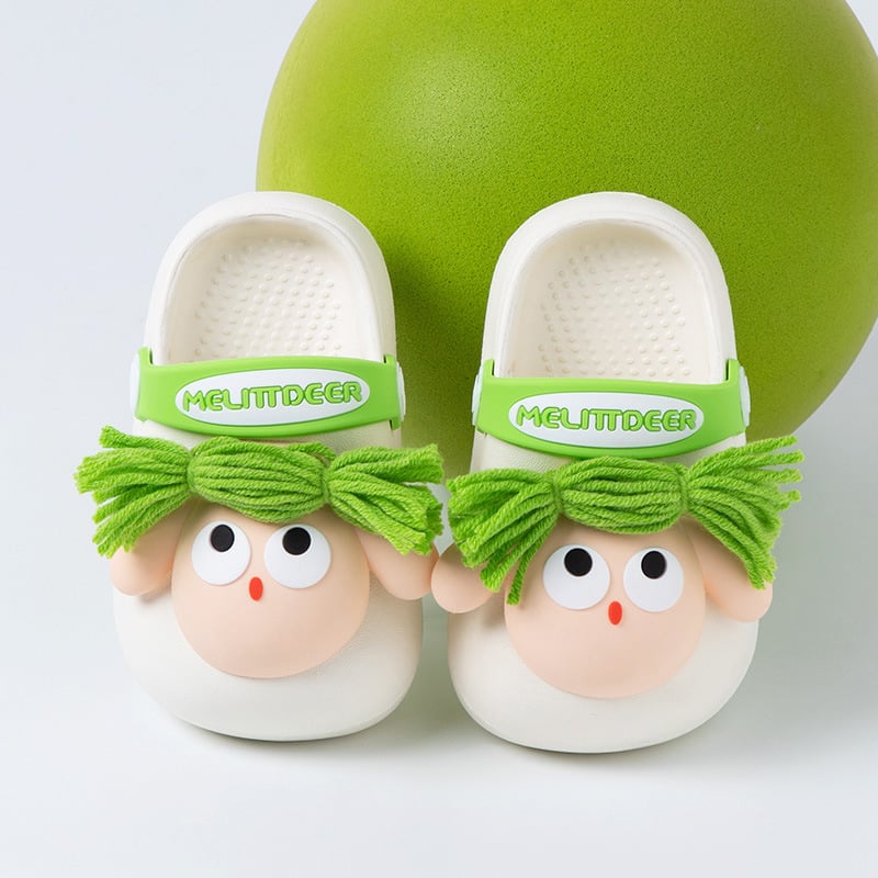 Bērnu sandales ar karikatūras rakstu, EVA augšdaļa un EVA zole, elpojošas, ātri žūst.