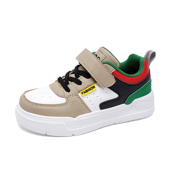 Vaikų platforminiai sportbačiai su Velcro užsegimu, viršus iš itin plonos odos, EVA įdėklas, guminis padas