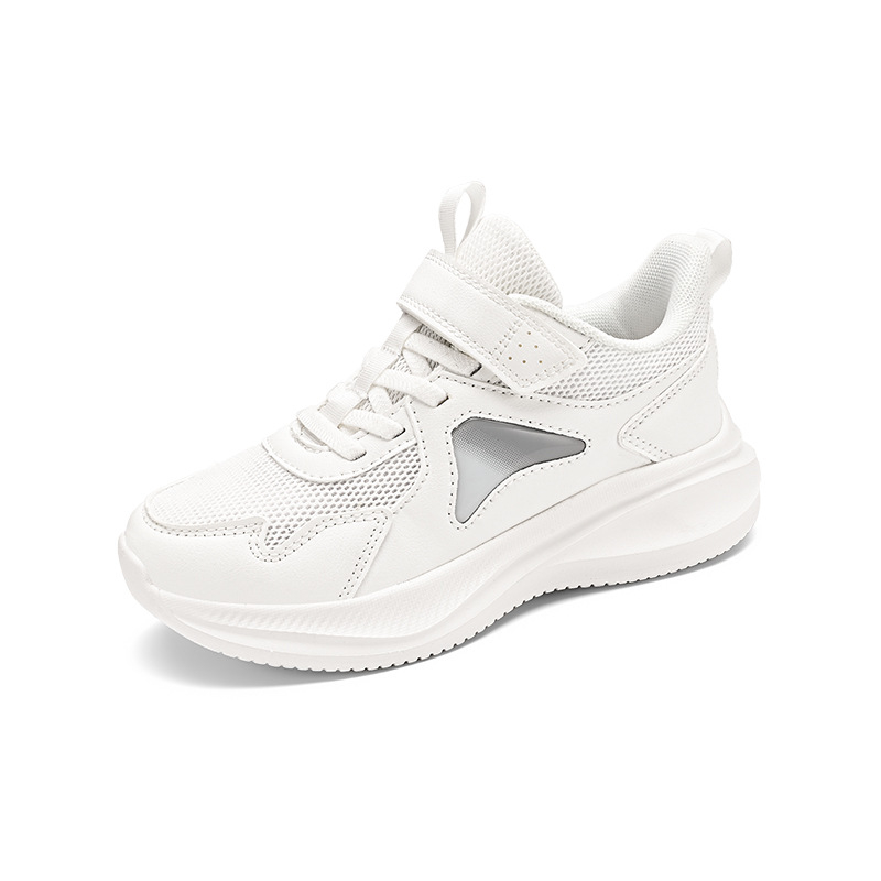 Vaikiški bėgimo bateliai su tinkleliu viršumi, Velcro užsegimas, MD padas, dryžuotas raštas