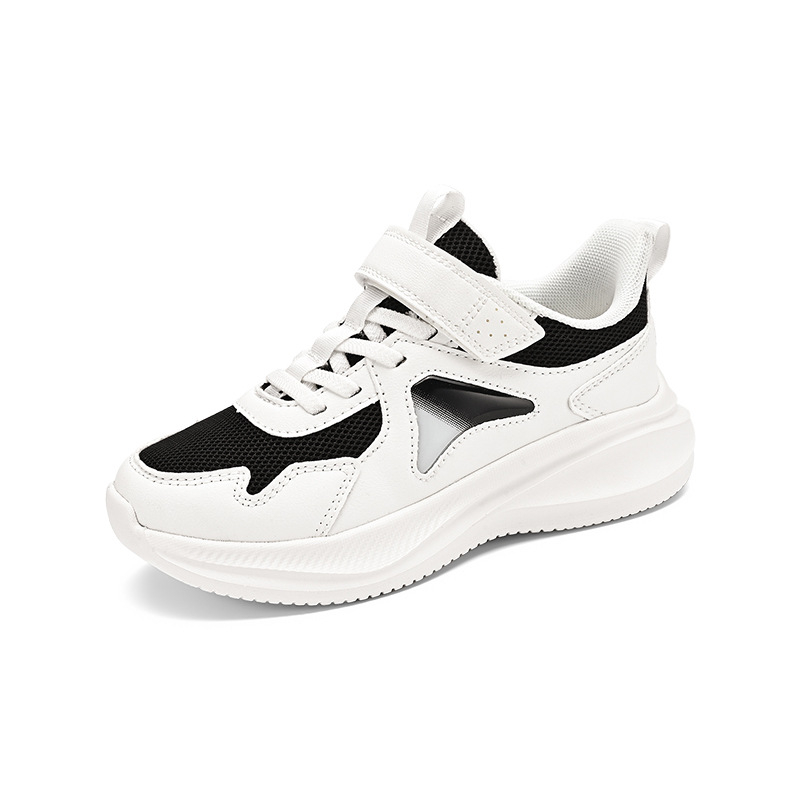 Vaikiški bėgimo bateliai su tinkleliu viršumi, Velcro užsegimas, MD padas, dryžuotas raštas