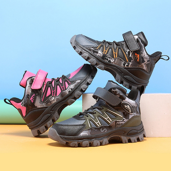 Παιδικά ορειβατικά παπούτσια για όλες τις εποχές – αδιάβροχα, αναπνεύσιμα, ελαφρά, αντιολισθητικά, κλείσιμο Velcro