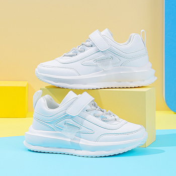 Παιδικά αθλητικά με τεχνητό δέρμα, αναπνέοντα για άνοιξη-φθινόπωρο, κατάλληλα για ηλικίες 4-16 ετών, unisex, κυκλοφορία άνοιξη 2025