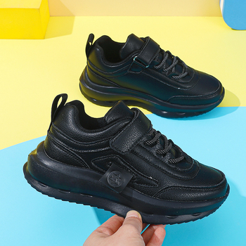 Παιδικά αθλητικά με τεχνητό δέρμα, αναπνέοντα για άνοιξη-φθινόπωρο, κατάλληλα για ηλικίες 4-16 ετών, unisex, κυκλοφορία άνοιξη 2025