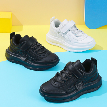 Παιδικά αθλητικά με τεχνητό δέρμα, αναπνέοντα για άνοιξη-φθινόπωρο, κατάλληλα για ηλικίες 4-16 ετών, unisex, κυκλοφορία άνοιξη 2025