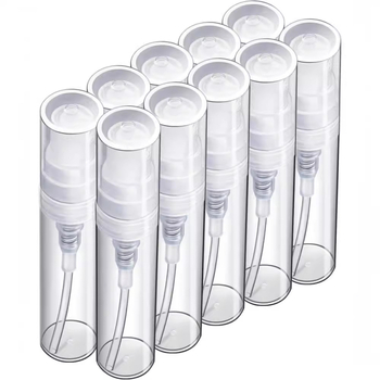 Kelioninis kosmetikos buteliukų rinkinys – plastikinis, perpildomas parfumo purkštuvas, modelis SF256SD56FD (Plastikinis; Perpildomas; Model SF256SD56FD)