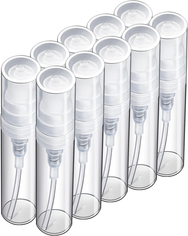 Kelioninis kosmetikos buteliukų rinkinys – plastikinis, perpildomas parfumo purkštuvas, modelis SF256SD56FD (Plastikinis; Perpildomas; Model SF256SD56FD)