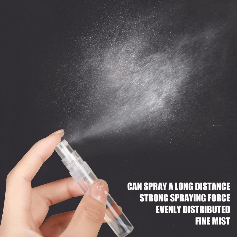 Kelioninis kosmetikos buteliukų rinkinys – plastikinis, perpildomas parfumo purkštuvas, modelis SF256SD56FD (Plastikinis; Perpildomas; Model SF256SD56FD)