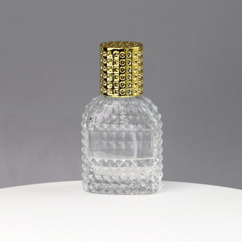 Kosmetinės stiklo buteliukas BY-001 su dangteliu ir purkštuvu, pūtimo proceso gamyba, pritaikomas apdorojimas, prekinis ženklas Ze Yi