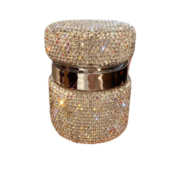 XZ9256 Diamantinis kremų buteliukas veidui, kremos dozuojamasis buteliukas mėginiams, kelioninis kosmetikos rinkinys