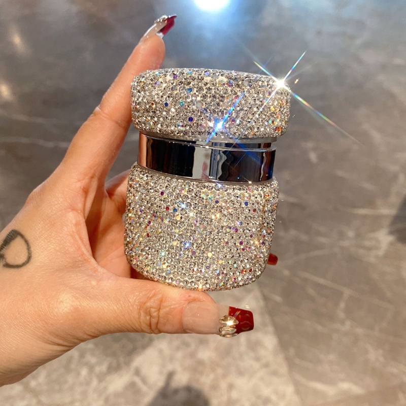 XZ9256 Diamantinis kremų buteliukas veidui, kremos dozuojamasis buteliukas mėginiams, kelioninis kosmetikos rinkinys