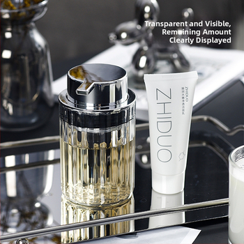 Putų dozavimo buteliukas su dangteliu; medžiaga: PET/ABS/silikonas; pakuotė: 75 vnt.; spausdintas logotipas: Taip; įteisintos privatūs prekiniai ženklai: Taip