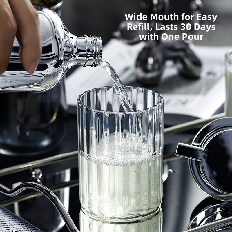 Dávkovač peny fľaša s viečkom; materiál: PET/ABS/silikón; balenie: 75 ks; tlačené logo: Áno; autorizované súkromné značky: Áno