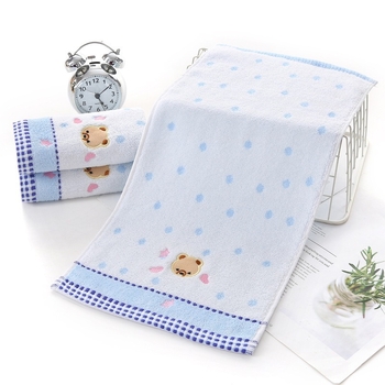 Vaikų medvilninis veido rankšluostis, minkštas ir sugeriantis, 100–120 g, namams ir darželiui, Personalizavimas galimas