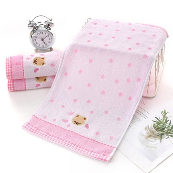 Vaikų medvilninis veido rankšluostis, minkštas ir sugeriantis, 100–120 g, namams ir darželiui, Personalizavimas galimas