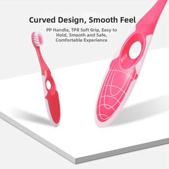 Le tooth детска четка за зъби, комплект от 8 броя, за деца на възраст 3–12 години, меки влакна