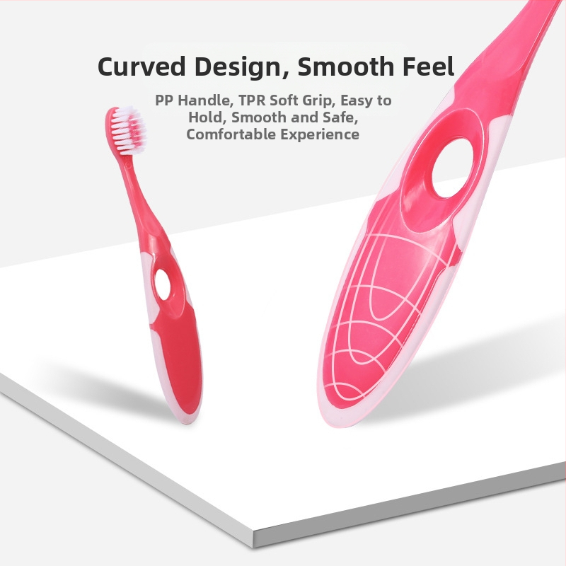 Le tooth детска четка за зъби, комплект от 8 броя, за деца на възраст 3–12 години, меки влакна