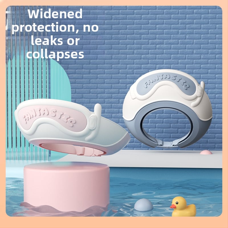 Kūdikių šampūno kepurė su akių ir ausų apsauga, atspari vandeniui, reguliuojama, PP medžiaga, Taizhou kilmė