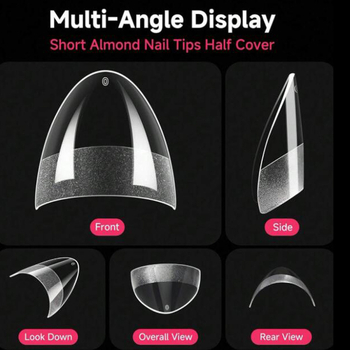 Φύλλα τέχνης νυχιών – ultra-λεπτά και χωρίς ίχνη, αμυγδαωδής τετράγωνη κοντή μορφή; μοτίβο 1326527568