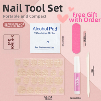 Daewoo rankų darbo lipdomi nagai, ovali forma, katės akies stilius su prancūzišku manikiūru, 3D gėlių dizainas, moterims