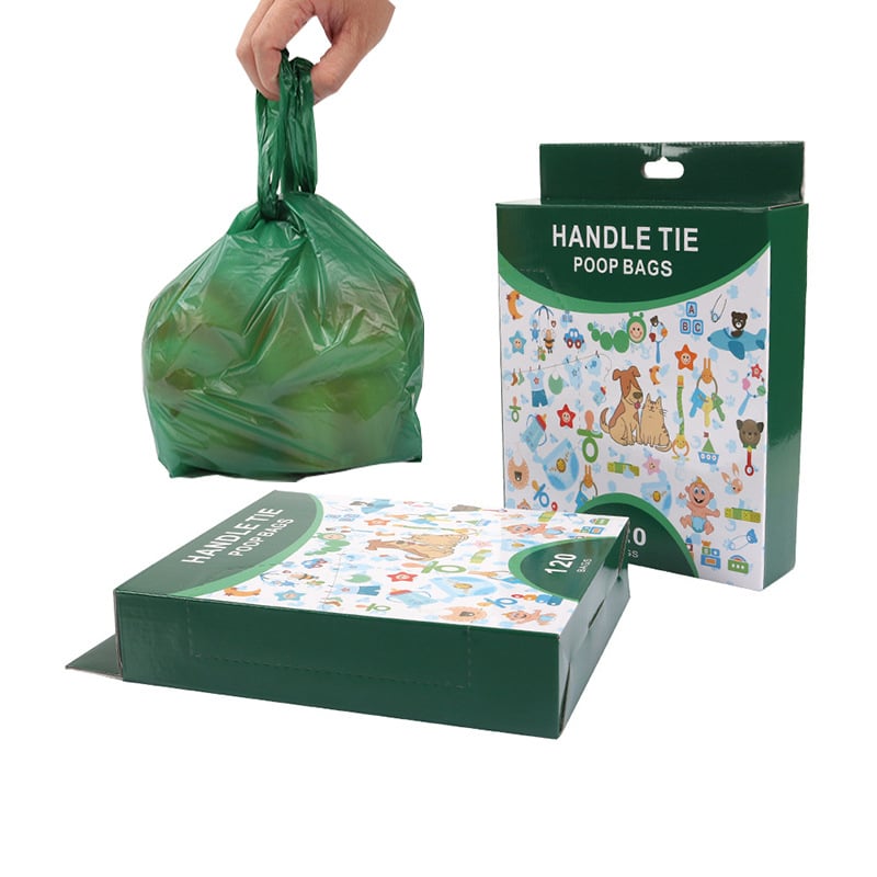 HJ vestes stila bioloģiski noārdāma maisiņa suņu atkritumiem un autiņu vākšanai - HDPE+EPI, standarta biezums