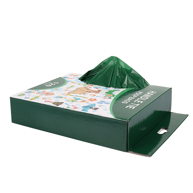 HJ vestes stila bioloģiski noārdāma maisiņa suņu atkritumiem un autiņu vākšanai - HDPE+EPI, standarta biezums