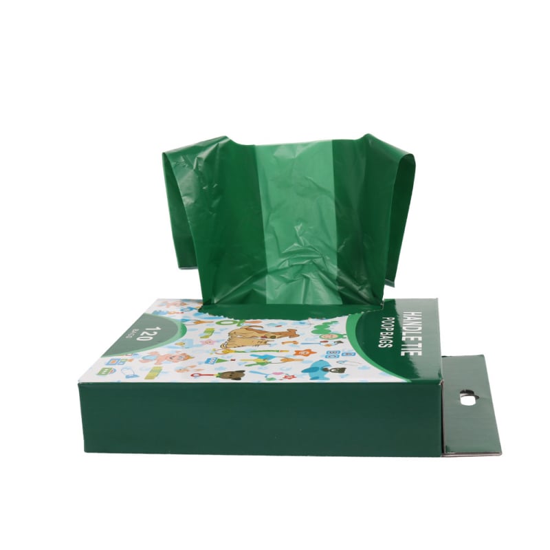 HJ vestes stila bioloģiski noārdāma maisiņa suņu atkritumiem un autiņu vākšanai - HDPE+EPI, standarta biezums