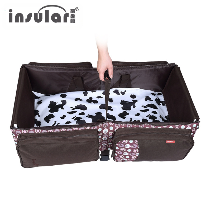 Crossbody чанта за мама и бебе от полиестер, носимост до 20 кг, ултра-лека