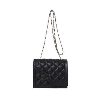 Τσαντάκι crossbody με διαμαντό καπιτονέ μοτίβο, Premium PU, κλείσιμο με φλαπ, επένδυση PU, θήκη εγγράφων