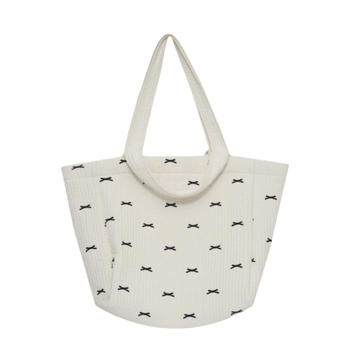 Βαμβακερή Bow-Tie τσάντα για μαμά, καπιτονέ, ευρύχωρη, αναπνέουσα, ultra-ελαφριά