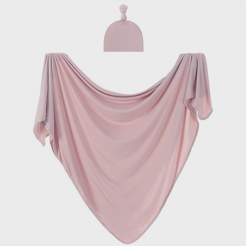 Σετ για νεογέννητα: κάλυμμα αγκαλιάς και καπέλο από 100% βαμβάκι, μονόχρωμο, όλο τον χρόνο, για βρέφη και νήπια, Α’ Κατηγορία Ασφάλειας