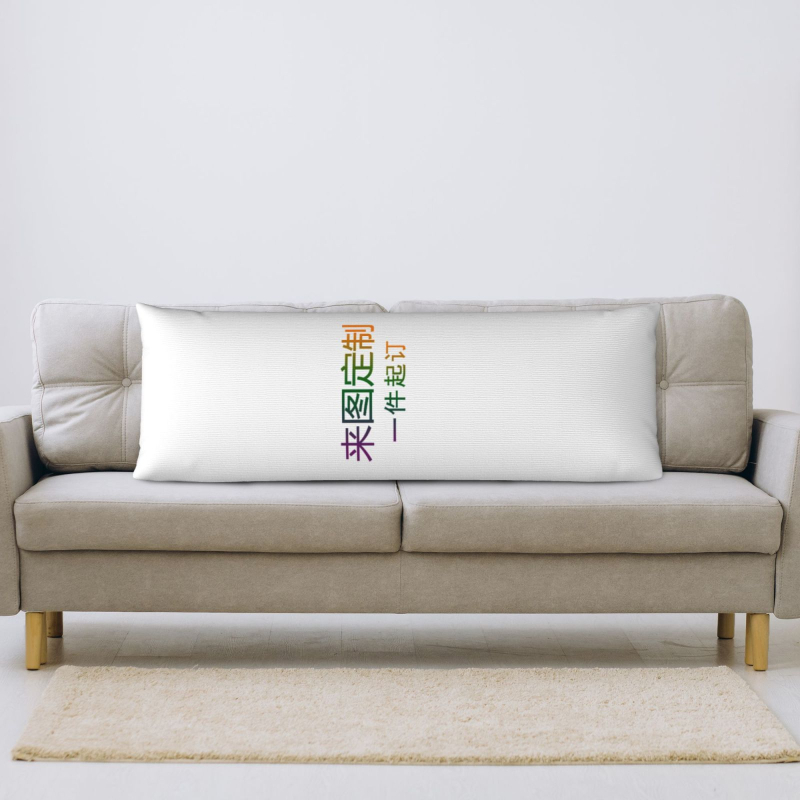 Sofa pagalvių užvalkalas, poliesteris, geometrinis abstraktus raštas, pritaikomas su logotipu, šiuolaikiškas minimalistinis stilius svetainėje.