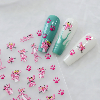 5D reljefiniai nagų lipdukai su lipniu sluoksniu – PET medžiaga, nagų papuošalai, DP serija