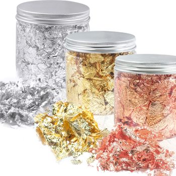 Naglų meno metalo folijos fragmentai – NEWBY, metalas, blokinis raštas, licencijuotas privatus ženklas