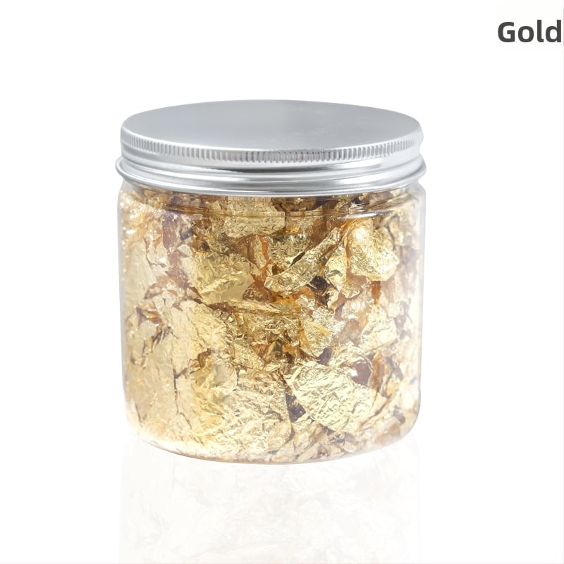 Naglų meno metalo folijos fragmentai – NEWBY, metalas, blokinis raštas, licencijuotas privatus ženklas